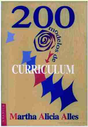 modelos de curriculum. 200 MODELOS DE CURRÍCULUM .